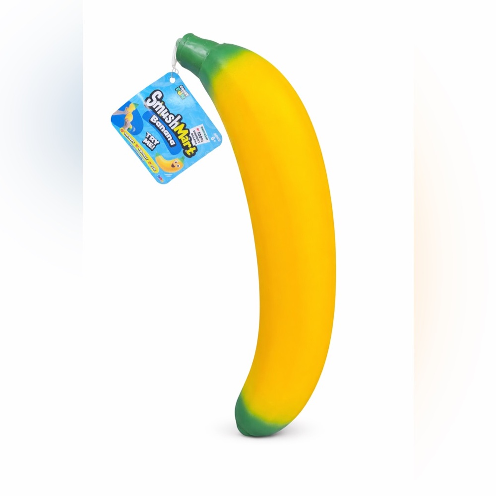 New Giant Squishy Squeezy 17" Banana Smush Mart TikTok Viral